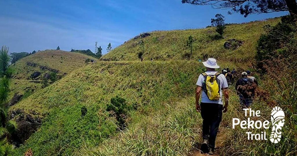 Hiking in Sri Lanka with Oliver